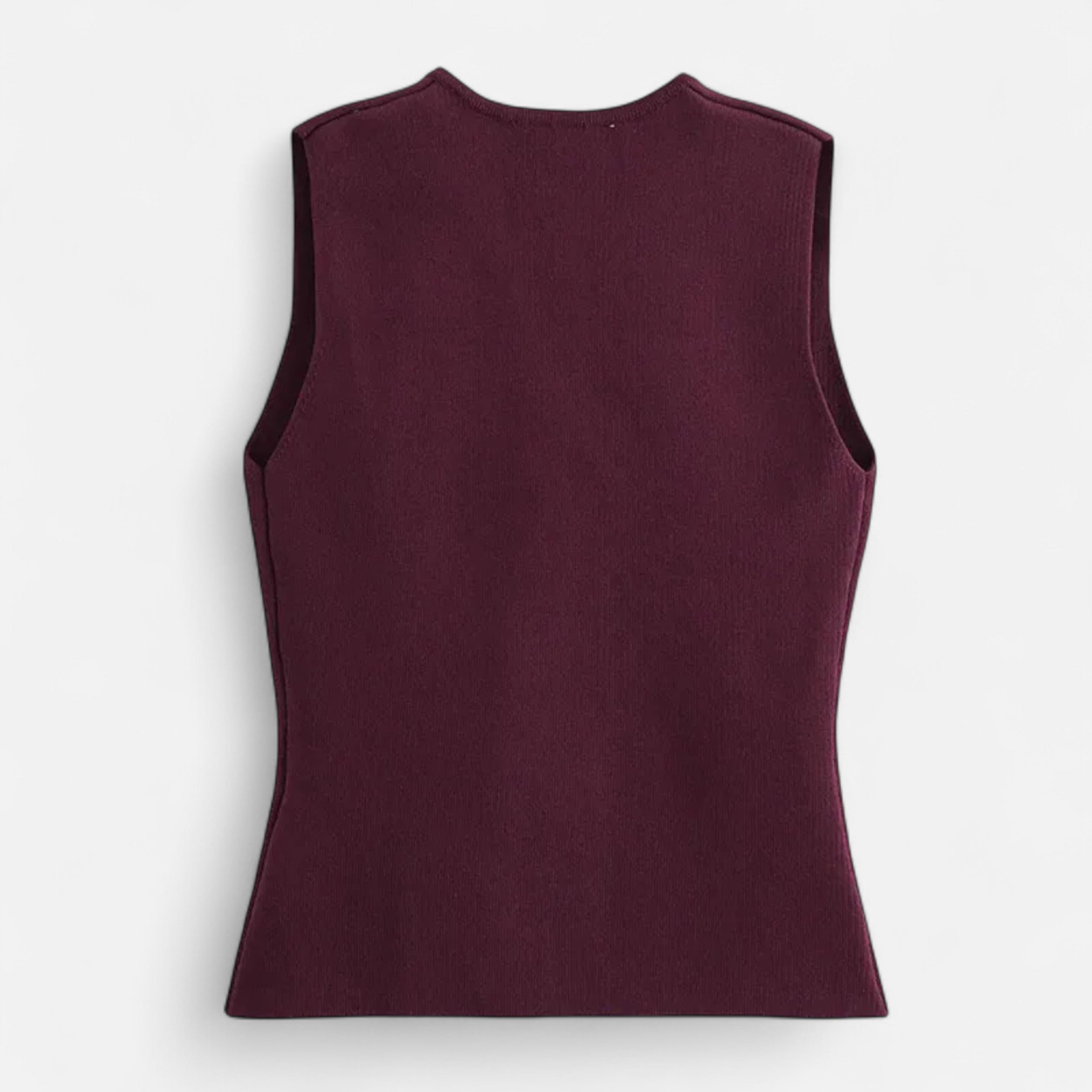 Women's Button-up Cropped Knit Vest