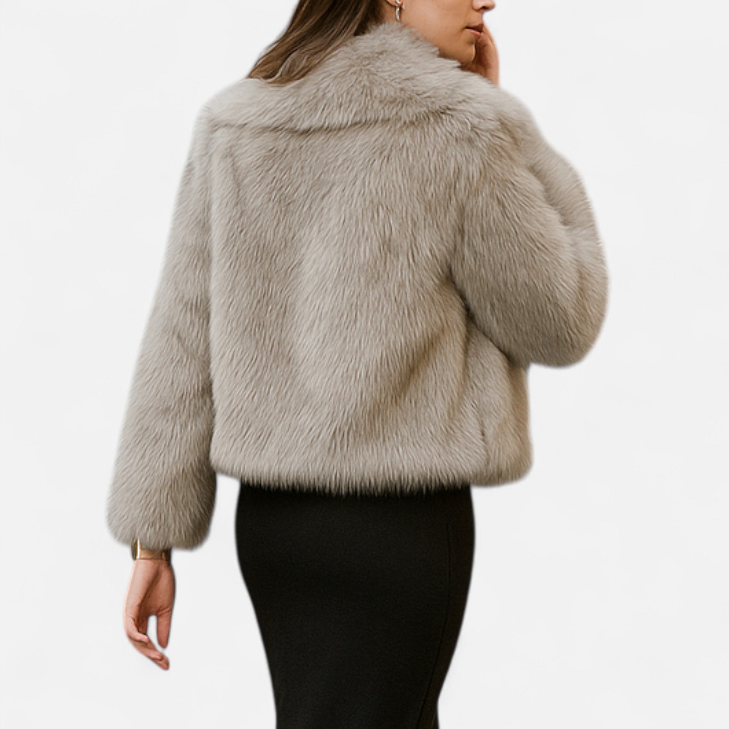Soft Faux Fur Winter Coat for Women
