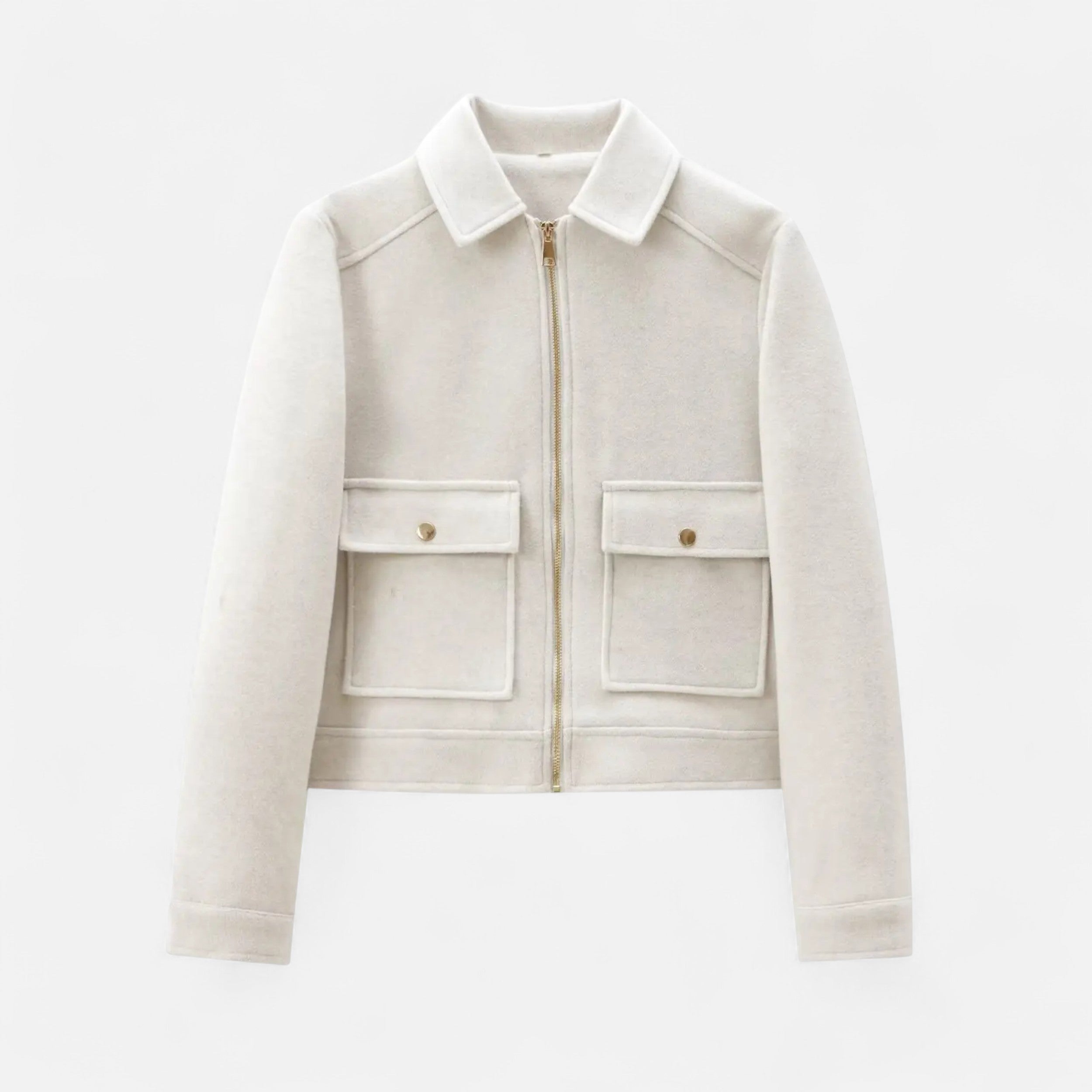 Chic Zip-up Winter Jacket for Women