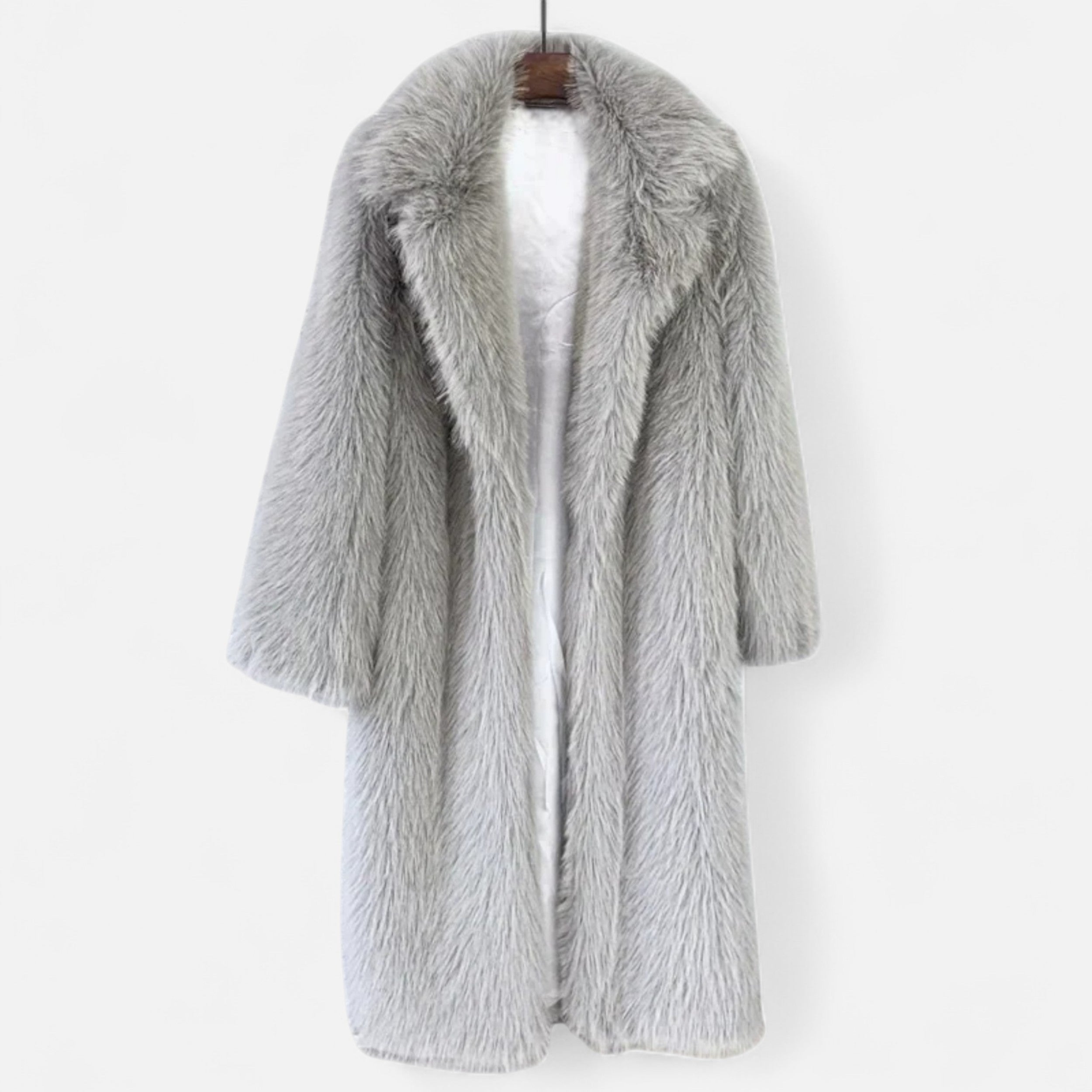 Long Women's Faux Fur Coat