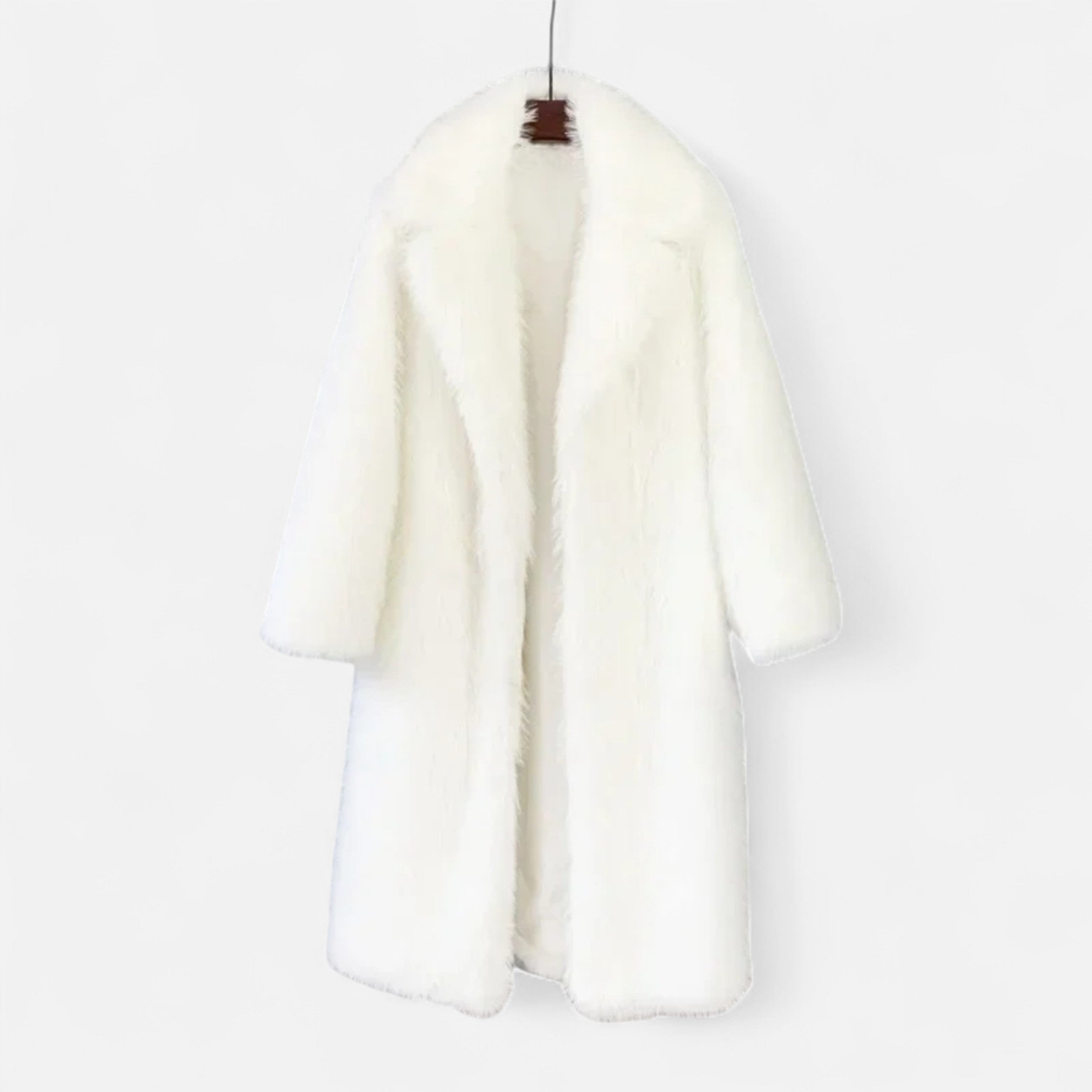Long Women's Faux Fur Coat