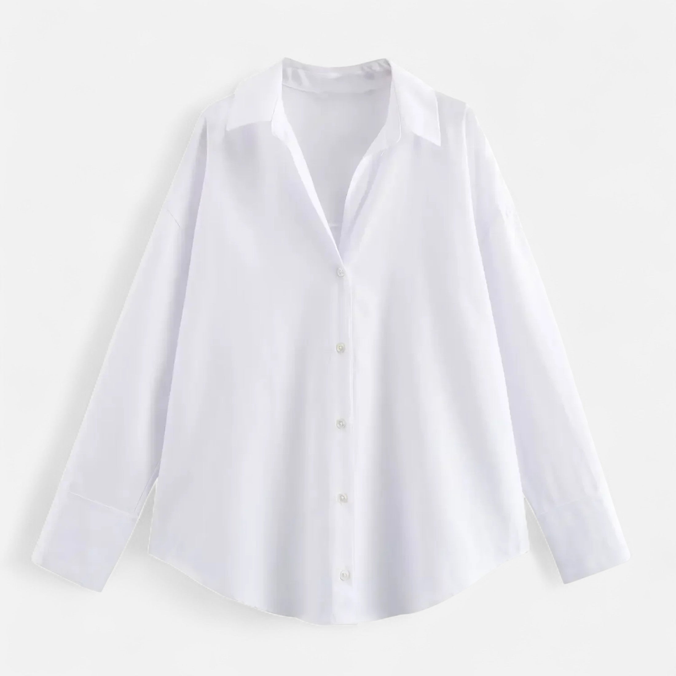 Elegant Women's Cotton Oxford Shirt