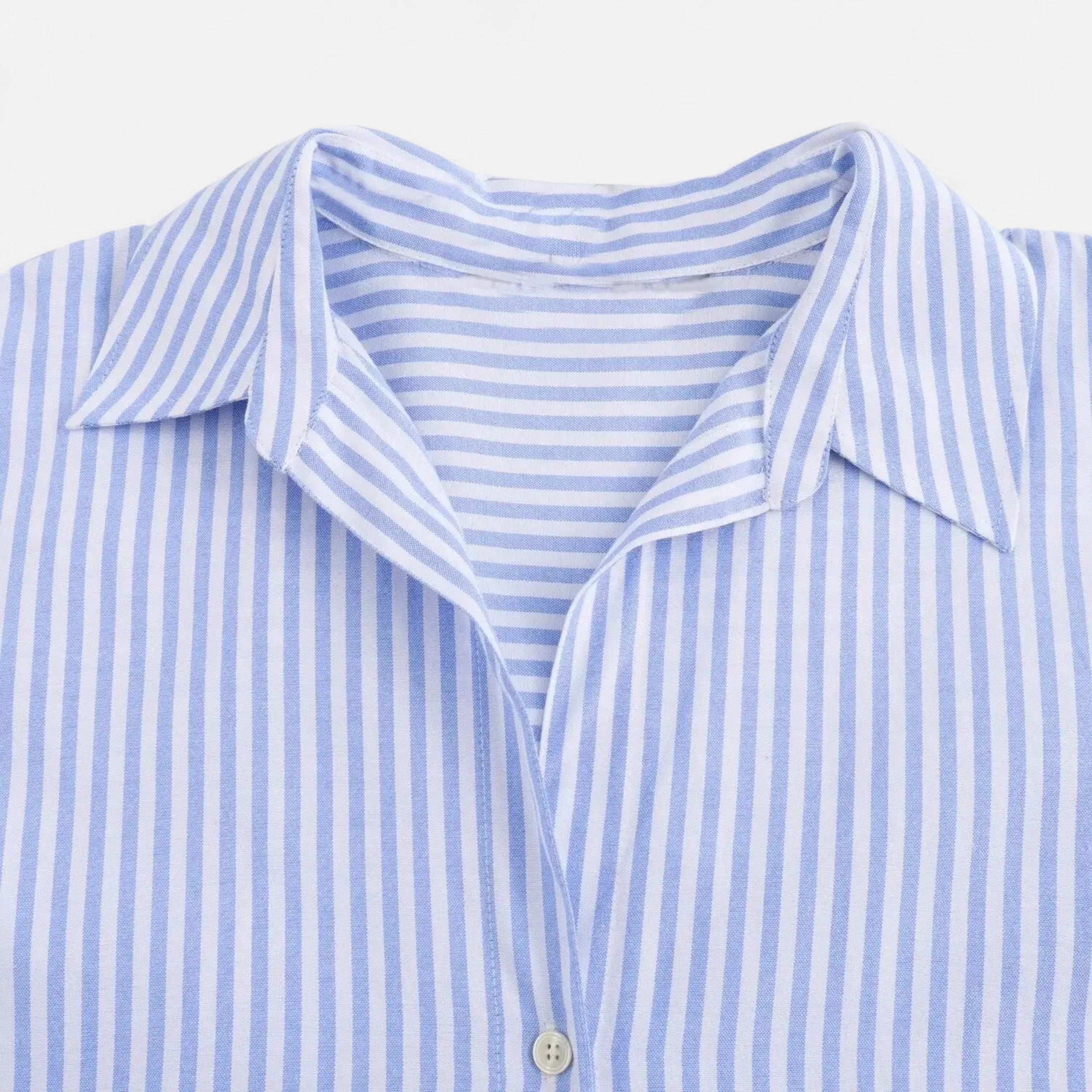 Elegant Women's Cotton Oxford Shirt