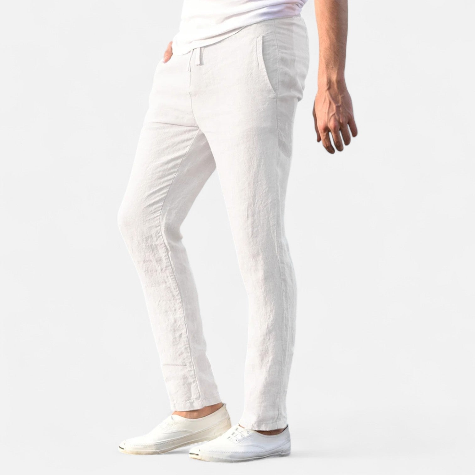 Men's Cotton and Linen Trousers – Lightweight Comfort and Elegant Fluidity