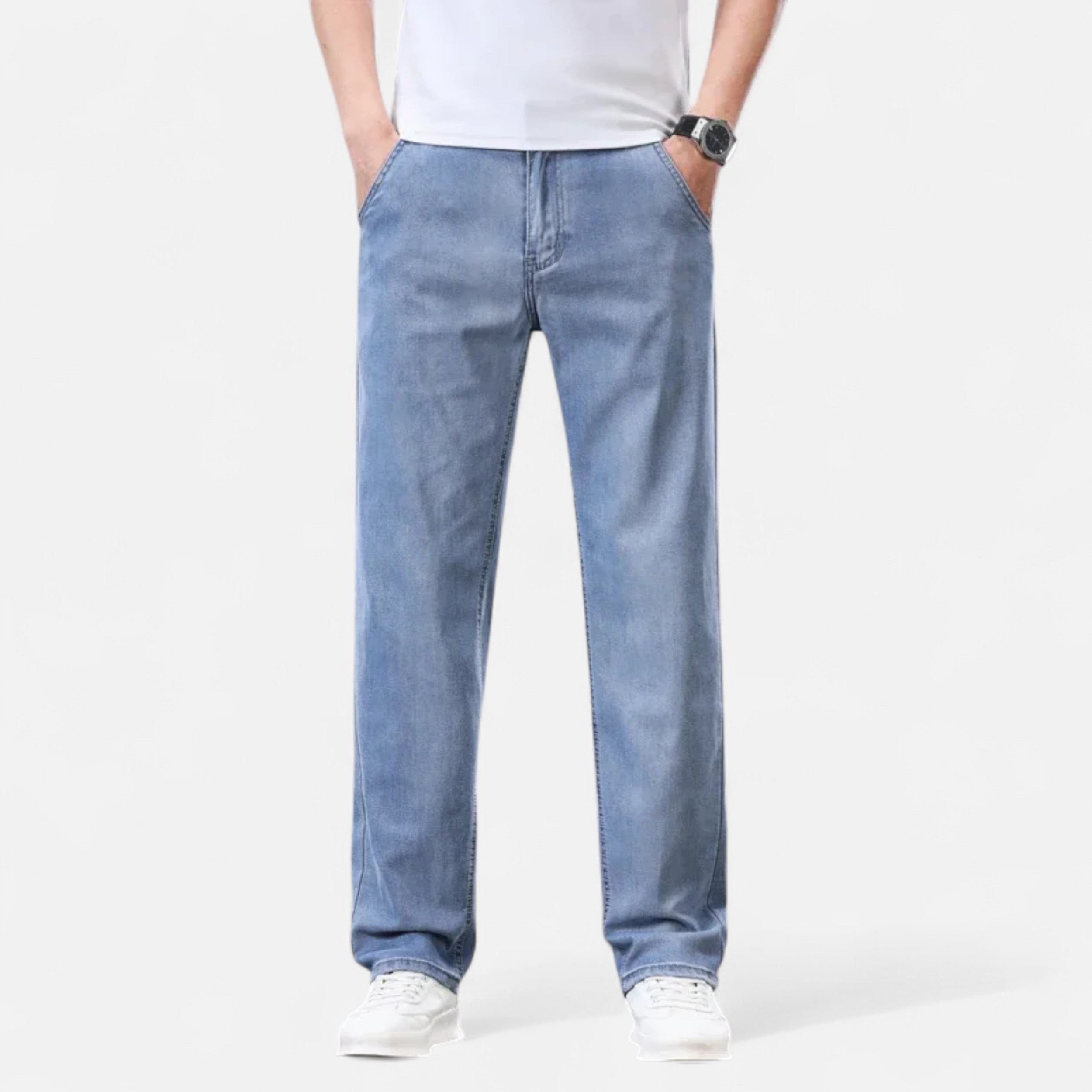 Men's Straight Lyocell Jeans