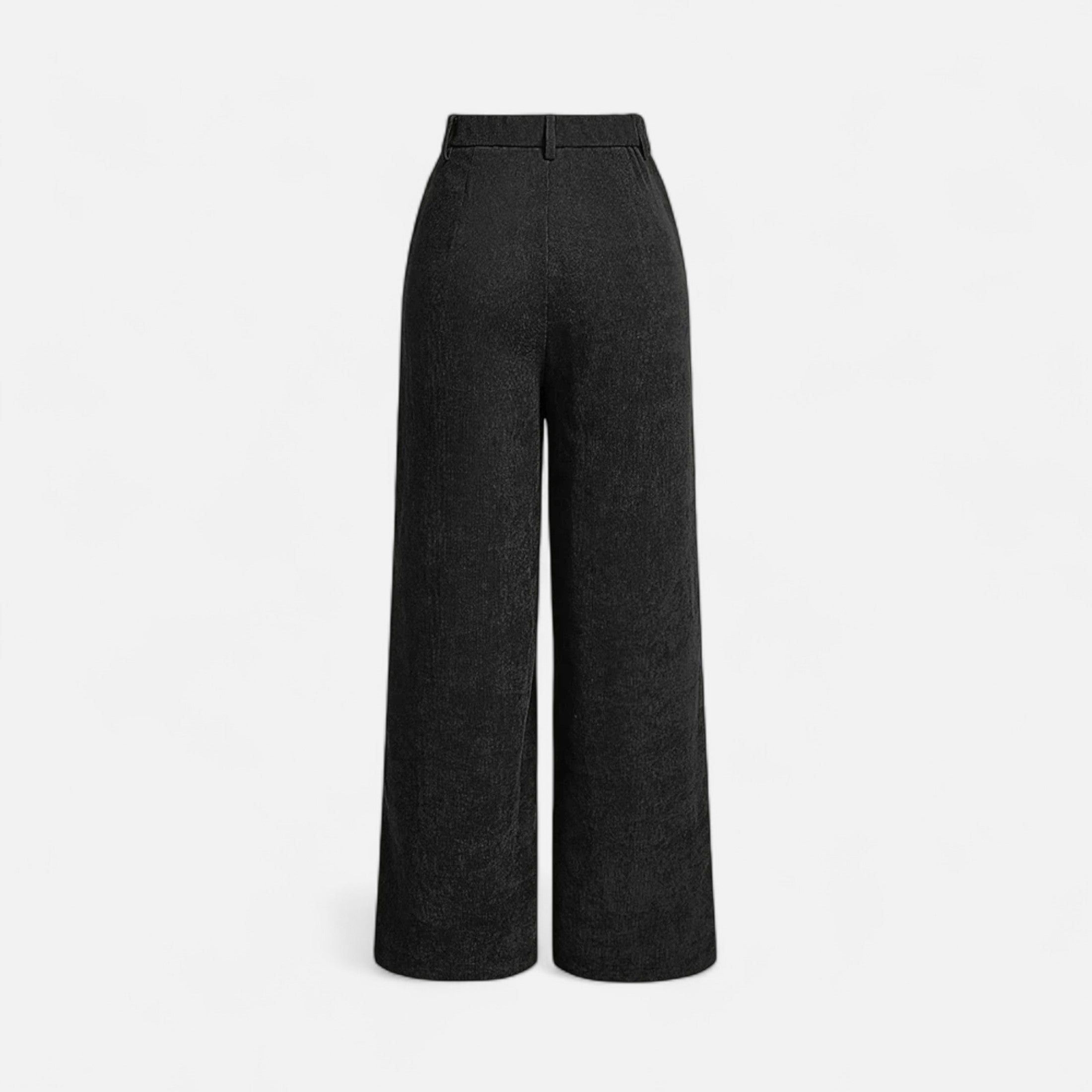 Retro high-waisted wide-leg pants for women