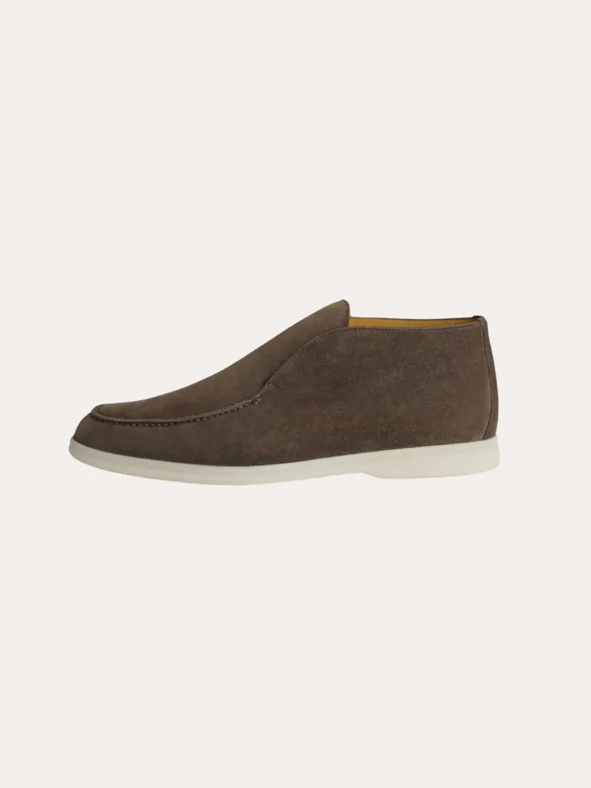 Suede City Loafers – Dark Grey
