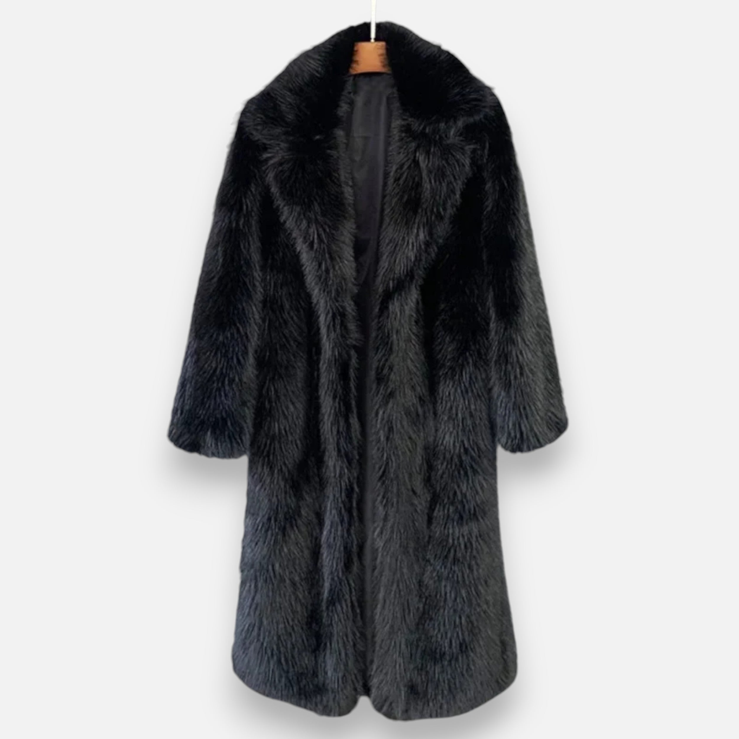 Long Women's Faux Fur Coat