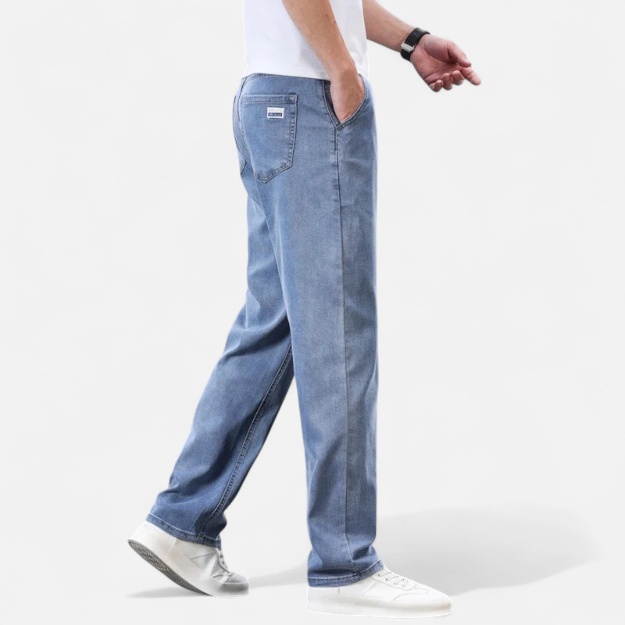 Men's Straight Lyocell Jeans