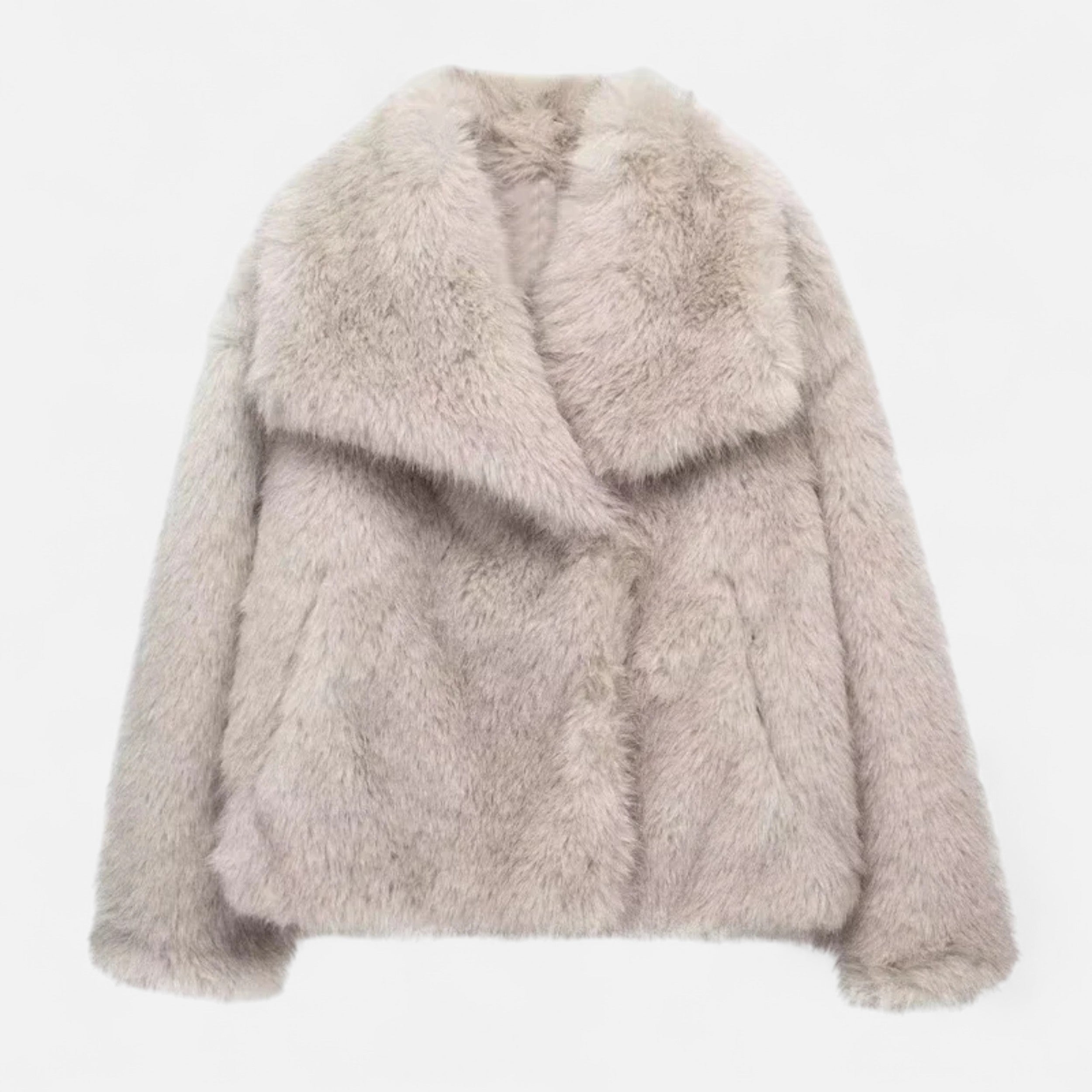 Soft Faux Fur Winter Coat for Women
