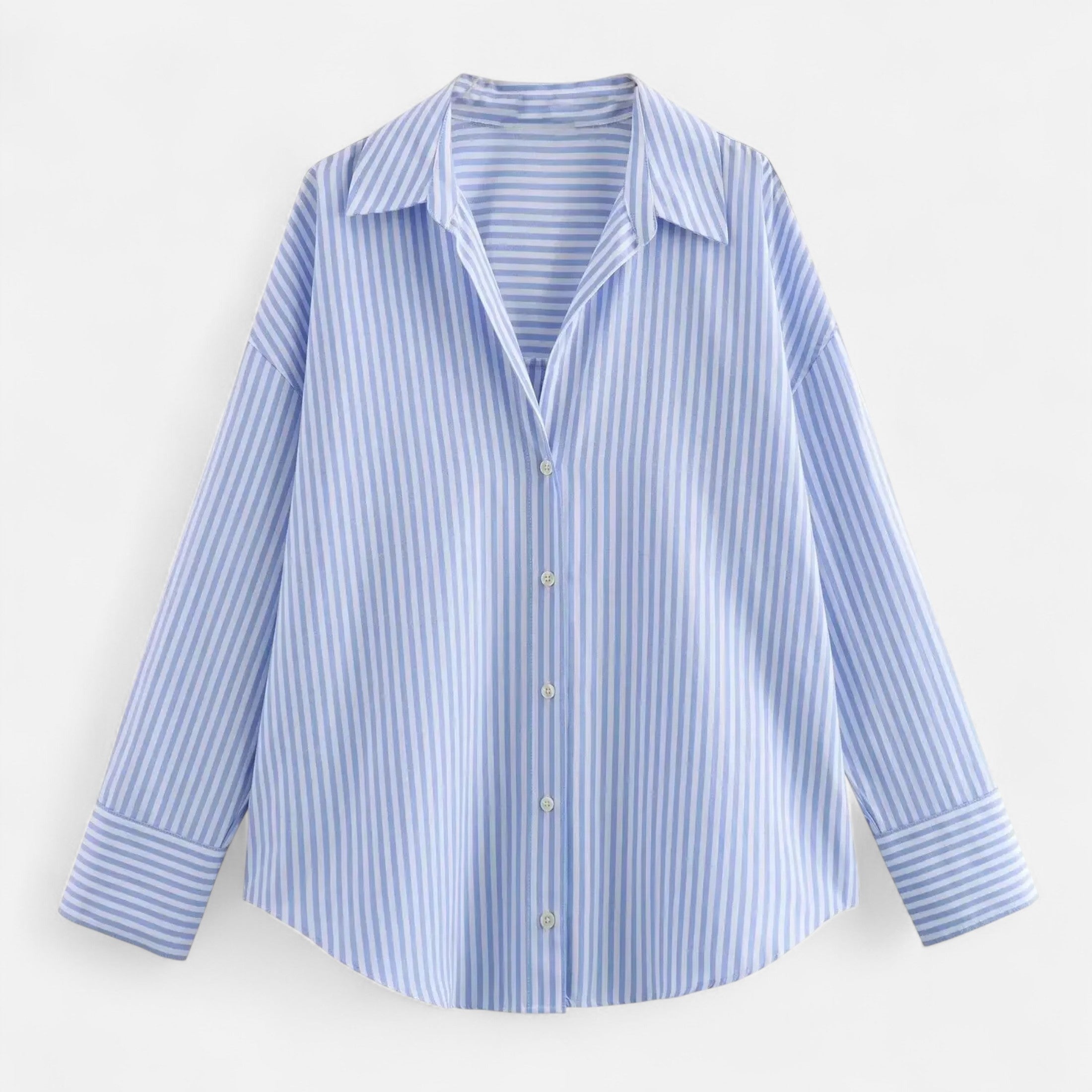 Elegant Women's Cotton Oxford Shirt