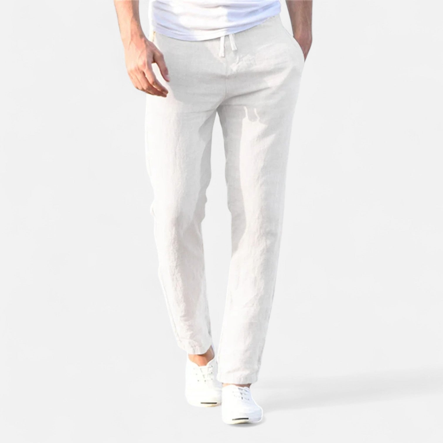 Men's Cotton and Linen Trousers – Lightweight Comfort and Elegant Fluidity